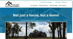 Desktop Screenshot of donpeartcustomhomes.com